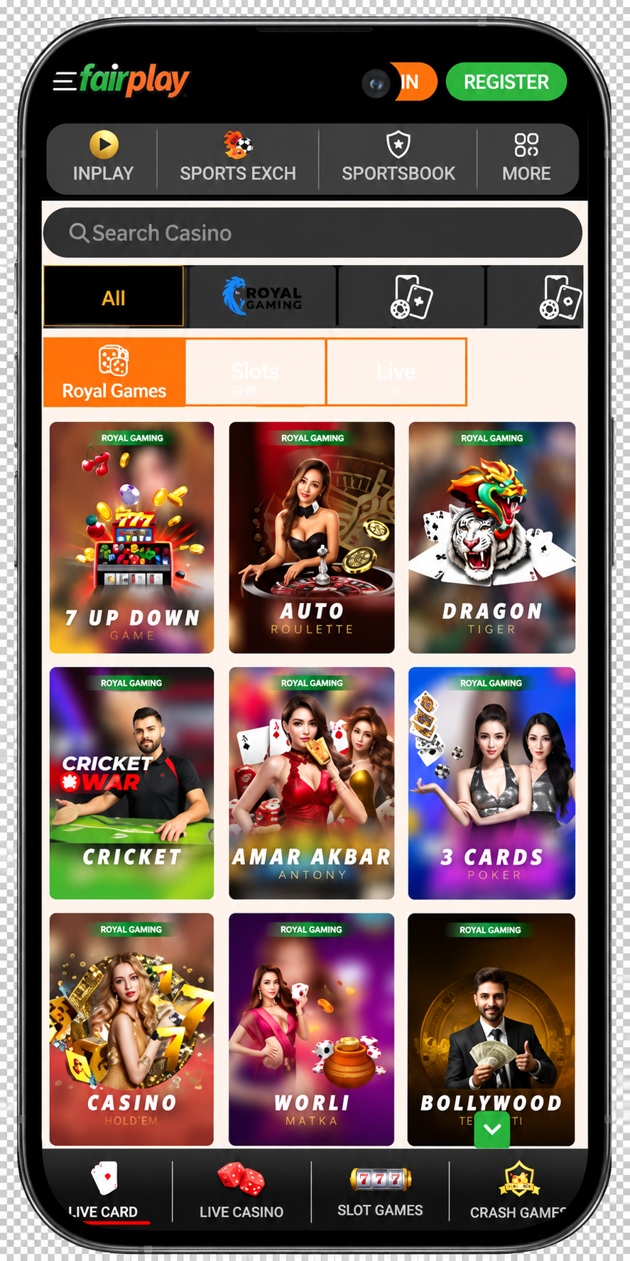 FairPlay mobile sportsbook screen
